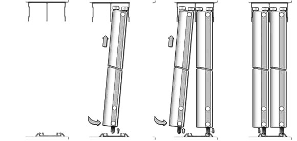 Инструкция по выбору раздвижного механизма при сборке дверей шкафа-купе своими руками